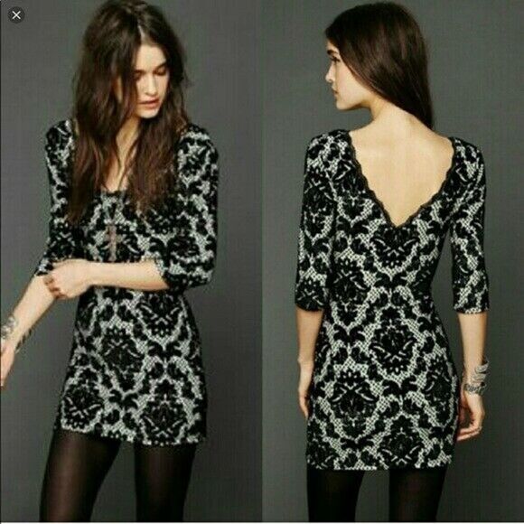 Intimately Free People Fair Maiden Stretch Dress M - Picture 1 of 6